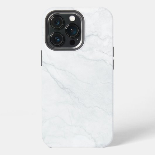 Wit Marmer iPhone Hoesje (Achterkant)