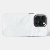 Wit Marmer iPhone Hoesje (Achterkant horizontaal)