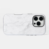 Wit Marmer iPhone Hoesje (Achterkant horizontaal)