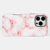 Wit Marmer iPhone Hoesje (Achterkant horizontaal)