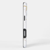 Wit Marmer iPhone Hoesje (Rechterkant)