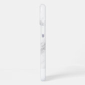 Wit Marmer iPhone Hoesje (Linkerkant)