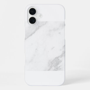 Wit Marmer iPhone 16 Plus Hoesje
