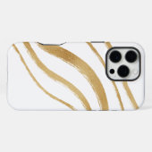Wit Marmer iPhone Hoesje (Achterkant horizontaal)