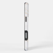 Wit Marmer iPhone Hoesje (Rechterkant)