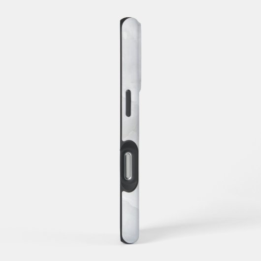 Wit Marmer iPhone Hoesje (Rechterkant)