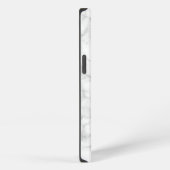 Wit marmer iPhone hoesje (Rechterkant)
