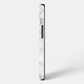 Wit marmer iPhone hoesje (Linkerkant)