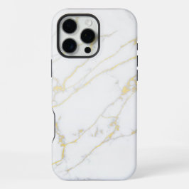 Wit Marmer iPhone 16 Pro Max Hoesje