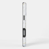 Wit Marmer iPhone Hoesje (Rechterkant)