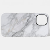 Wit Marmer iPhone Hoesje (Achterkant horizontaal)