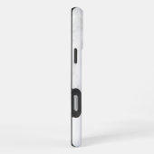 Wit Marmer iPhone Hoesje (Rechterkant)