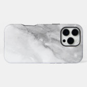 Wit Marmer iPhone Hoesje (Achterkant horizontaal)