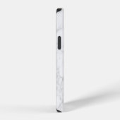 Wit Marmer iPhone Hoesje (Rechterkant)