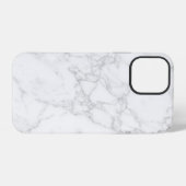 Wit Marmer iPhone Hoesje (Achterkant horizontaal)