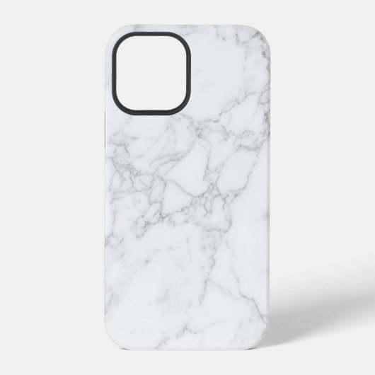 Wit Marmer iPhone Hoesje (Achterkant)