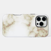 Wit Marmer iPhone Hoesje (Achterkant horizontaal)