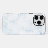 Wit Marmer iPhone Hoesje (Achterkant horizontaal)