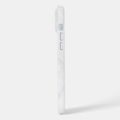Wit Marmer iPhone Hoesje (Linkerkant)