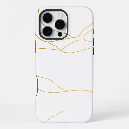 Wit Marmer iPhone Hoesje (Achterkant)