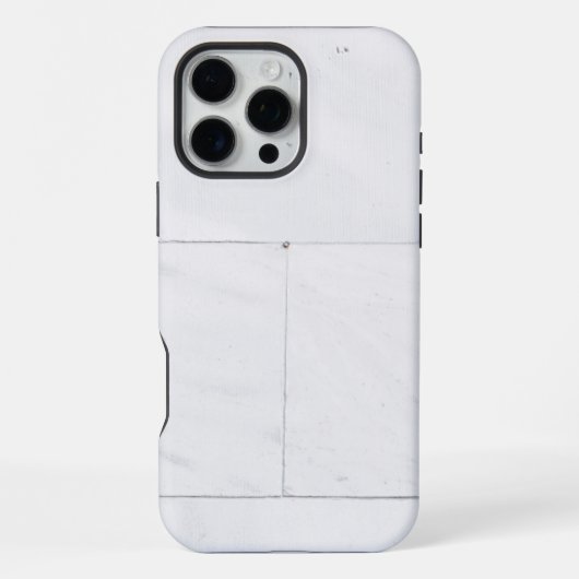 Wit Marmer iPhone Hoesje (Achterkant)