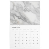 Wit Marmer Kalender (Jan 2027)