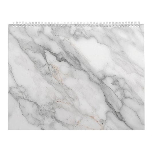 Wit Marmer Kalender (Hoes)