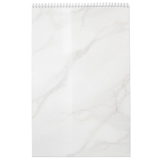 Wit Marmer Kalender (Hoes)
