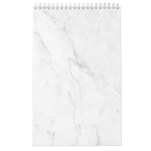 Wit Marmer Kalender (Hoes)