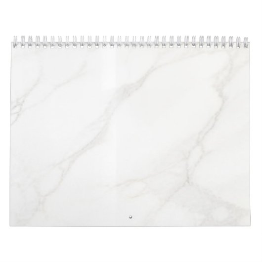 Wit Marmer Kalender (Hoes)