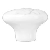 Wit Marmer Keramische Knop (Zijkant)