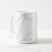 Wit Marmer Koffiemok (Voorkant links)
