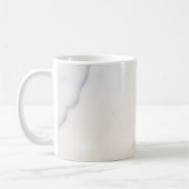 Wit marmer koffiemok (Links)