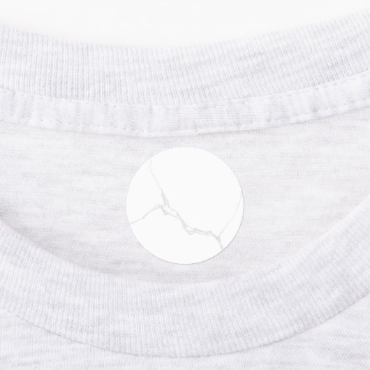 Wit Marmer Labels (Aangebracht)