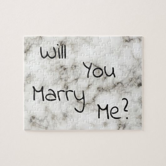 wit-marmer legpuzzel (Horizontaal)