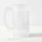 Wit Marmer Matglas Bierpul (Links)