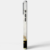 Wit marmer met fijne gouden aderen Case-Mate iPhone case (Achterkant / Links)