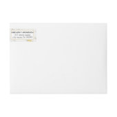 Wit marmer met gouden glitter patroon (Voorkant)