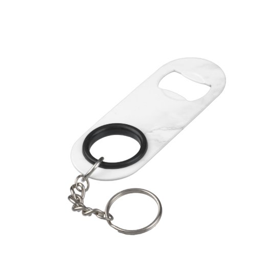 Wit Marmer Mini Flessenopener (Achterkant Gekanteld)