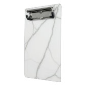 Wit Marmer Mini Klembord (Angled2)