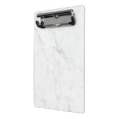 Wit Marmer Mini Klembord (Angled2)