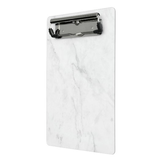 Wit Marmer Mini Klembord (Angled2)