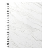 Wit marmer notitieboek (Voorkant)