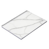 Wit Marmer Notitieboek (Linkerzijde)