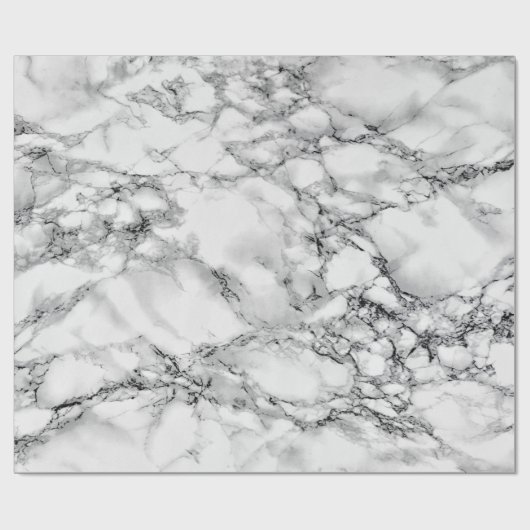 Wit marmer ontwerp inpakpapier (Vlak)