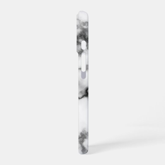 Wit Marmer ontwerp - iPhone 16 Hoesje (Linkerkant)