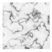 Wit Marmer ontwerp - Kubus (Voorkant)