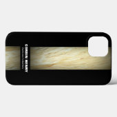 Wit marmer op zwarte iPad case (Achterkant (horizontaal))