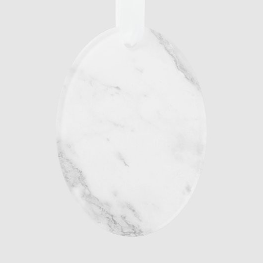 Wit Marmer Ornament (voorkant)