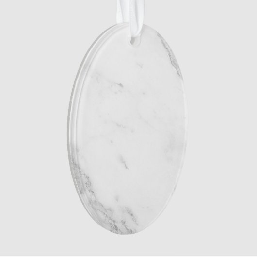 Wit Marmer Ornament (voorkant)